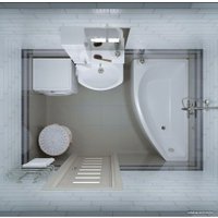 Ванна Triton Бэлла 140x76R (с каркасом)