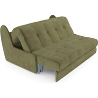 Диван Мебель-АРС Аккордеон Барон №2 ППУ 180x200 (Cabrio 29 зеленый)