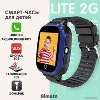 Детские умные часы Aimoto Lite (черный/синий)