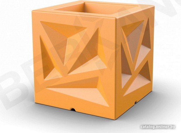 Кашпо Berkano Icelandic Cube DB (оранжевый)