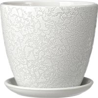 Вазон Композит Маджента Крокус №4 КC-К4-250-03 (4.2 л, белый)