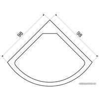 Душевой уголок Niagara NG-110022-14 100x100 (хром/тонированное)