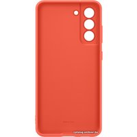 Чехол для телефона Samsung Silicone Cover S21 FE (коралловый)