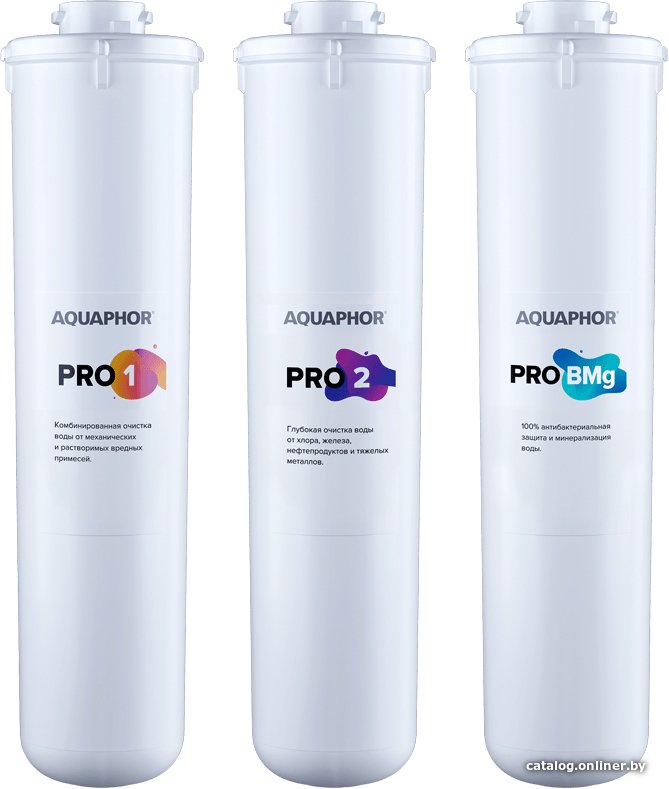 Комплект картриджей АКВАФОР для DWM-102S Pro и DWM-202S Pro (без мембраны)