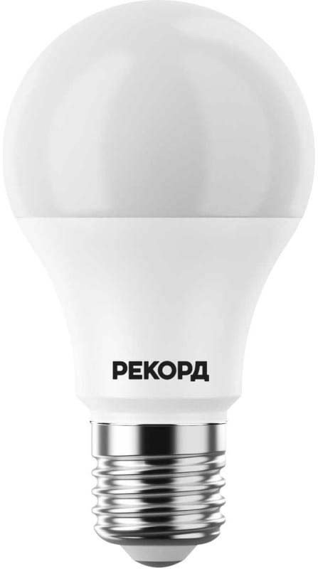 

Светодиодная лампочка Рекорд LED А60 11W Е27 3000К
