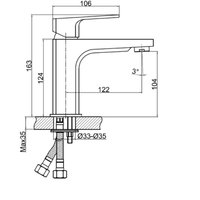 Умывальник Cersanit Moduo Slim 50 S-UM-MOD50SL/1 + 63055