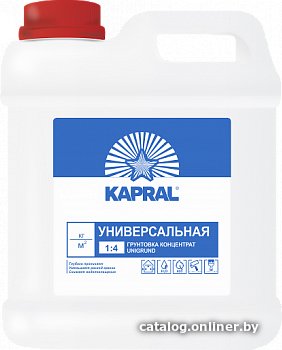 Акриловая грунтовка Kapral Unigrund Универсальная (10 л)