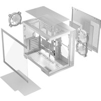 Корпус MODECOM Volcano Panorama Apex ARGB 3F Midi (белый)