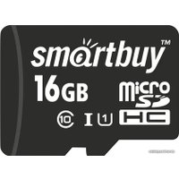 Карта памяти SmartBuy microSDHC (Class 10) 16 Гб (SB16GBSDCL10-00)