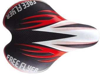 Седло DDK 1216 (чёрный/красный)