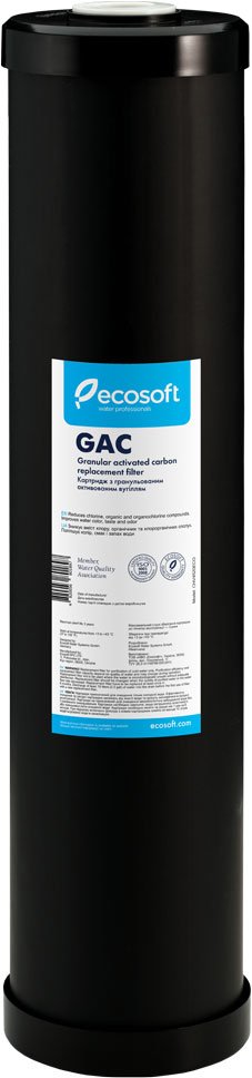

Картридж ECOSOFT с гранулированным углем 4,5"х20" CHV4520ECO