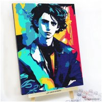 Картина по номерам Red Panda Тимоти Шаламе Поп Арт p54958