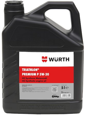 

Моторное масло Wurth Triathlon Premium P 5W-30 5л
