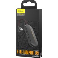 Адаптер Baseus Gamo 3-in-1 Adapter L49