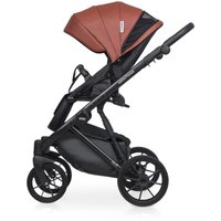 Универсальная коляска Riko Montana Ecco 3 в 1 (17, темно-бордовый)