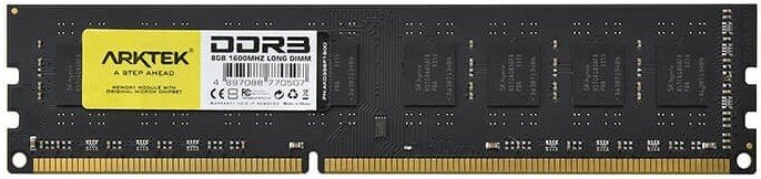 Оперативная память Arktek 8ГБ DDR3 1600 МГц AKD3S8P1600