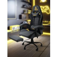 Игровое (геймерское) кресло King Style Impact Sueder Fabric Black (темно-серый/черный)
