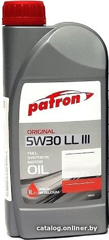 Моторное масло Patron Original 5W30 LL III 1л