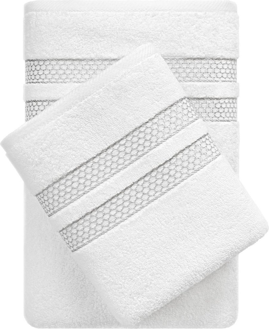 

Набор полотенец Verossa МХ50 Reticolo 08 НПК008 746402 (белый)