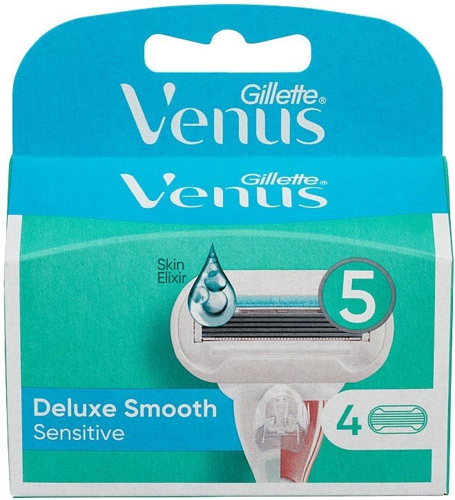 

Сменные кассеты для бритья Gillette Venus Deluxe Smooth Sensitive (4 шт) 7702018497447