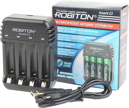 

Зарядное устройство Robiton SMART4 C3