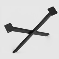 Подстолье для стола Mico Х-образное Лофт 800x730 50x25 (белый премиум матовый)