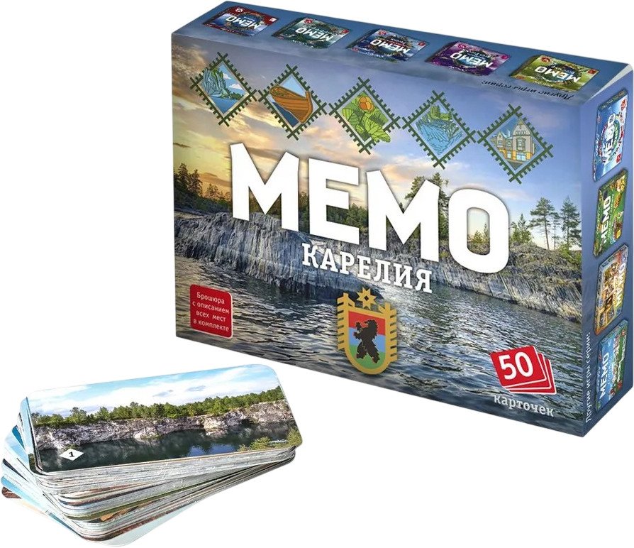 Детская настольная игра Нескучные игры Мемо. Карелия 8671