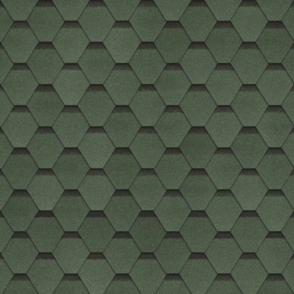 

Битумная черепица Shinglas Самба (малахит)