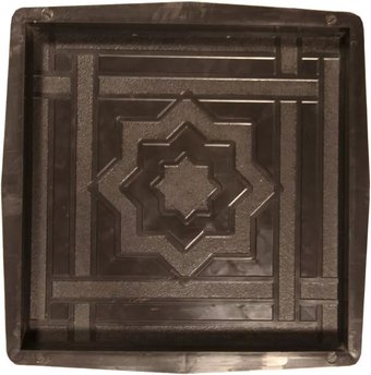 Форма для садовой плитки Стандартпарк Плита SP Звезда ф12005 (30x30x3)