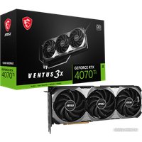 Видеокарта MSI GeForce RTX 4070 Ti Ventus 3X E1 12G OC