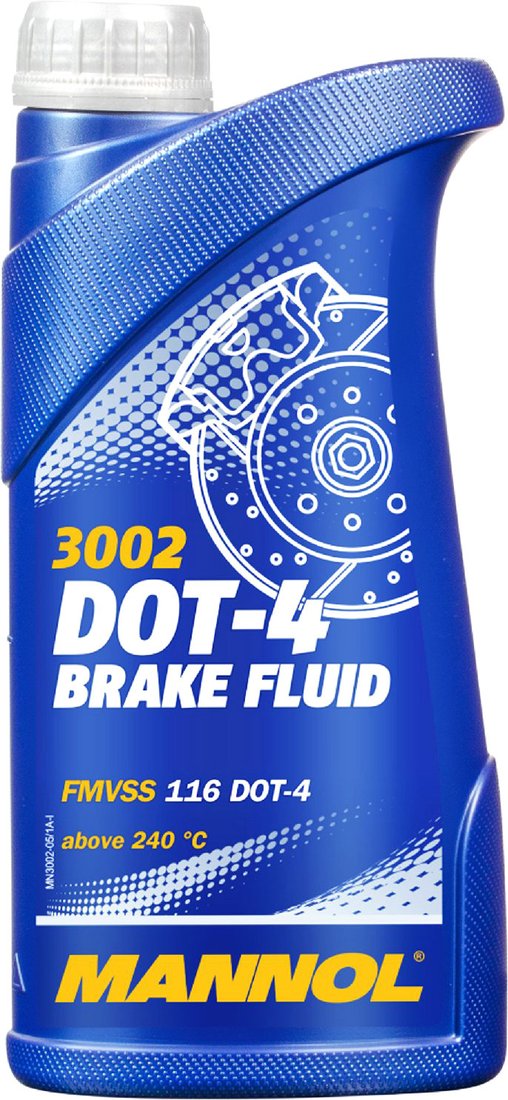 

Тормозная жидкость Mannol Brake Fluid DOT-4 3002 910г