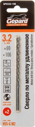 

Набор сверл Gepard GP0332-106