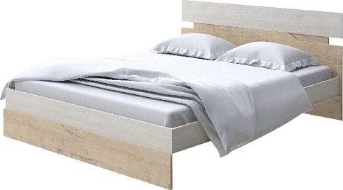 

Кровать PROxSON Milton 160x190 (дуб шамони светлый 124/бунратти)