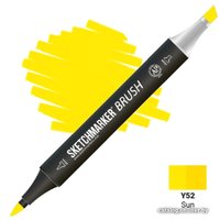 Маркер художественный Sketchmarker Brush Двусторонний Y52 SMB-Y52 (солнце)