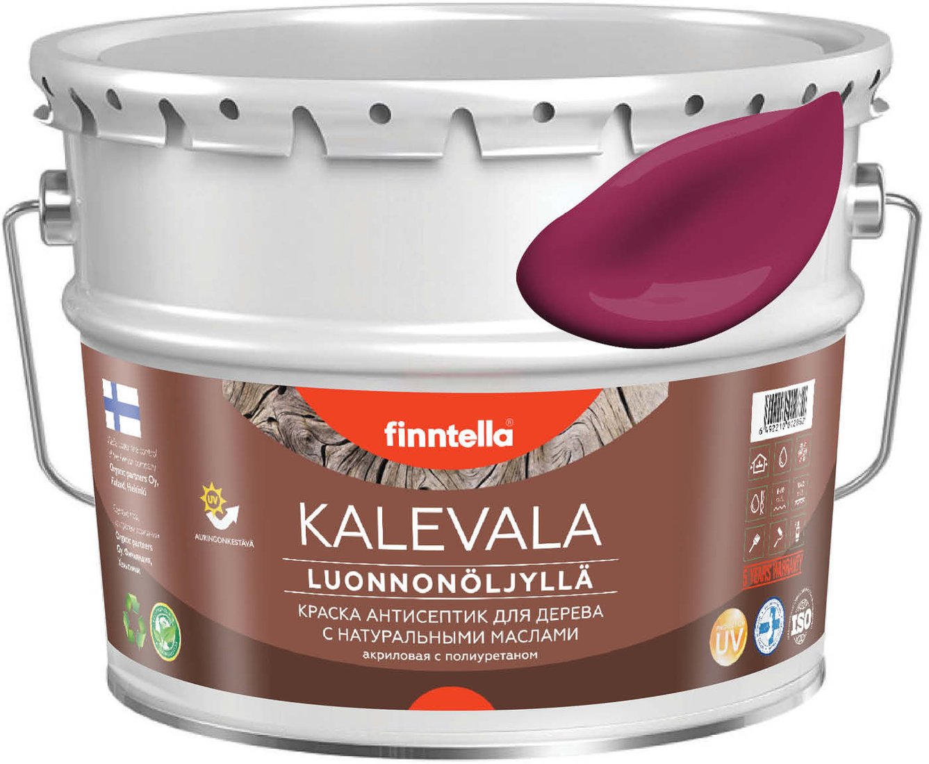 

Краска Finntella Kalevala Kirsikka F-13-1-9-FL126 9 л (розовый)