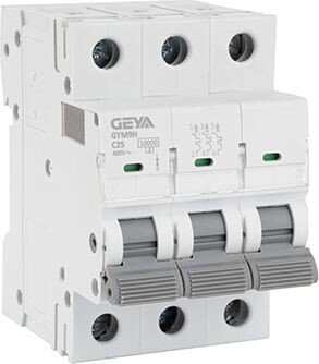 

Выключатель автоматический GEYA GYM9H-3P-25C 3P 25A C 10kA 3M GYM9H3P25C