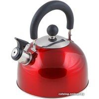 Чайник со свистком Perfecto Linea Holiday 52-121515 (красный металлик)