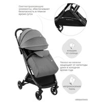Коляска прогулочная «книга» Indigo Onyx (серый)