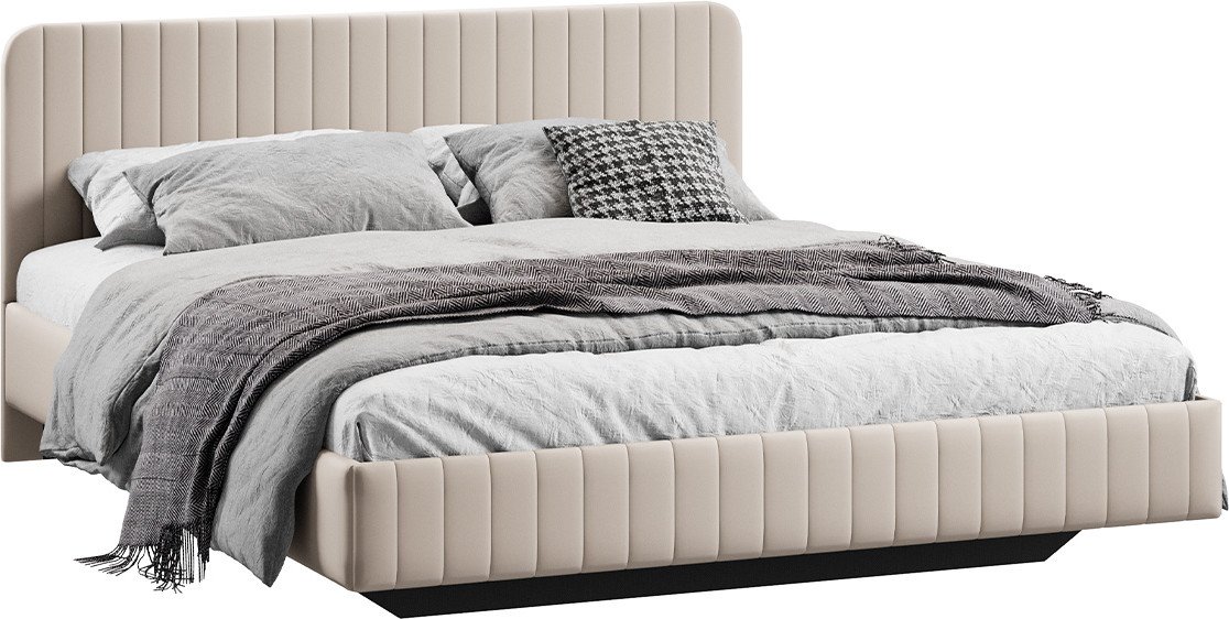 

Кровать Трия Шелли 180x200 Тип 1 ( велюр Confetti Cream)