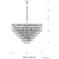 Подвесная люстра Divinare Nova 3001/01 LM-16