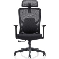 Офисное кресло SitZone U-063A (сетка, черный) в Бобруйске