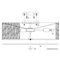 Подвесная люстра Maytoni Gelid MOD184PL-06CH