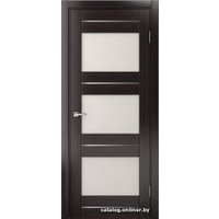 Межкомнатная дверь MDF-Techno Dominika 300 60x200 (орех темный/лакобель кремовый)