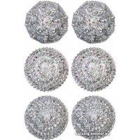 Елочная игрушка Elan Gallery Серебряный узор 970085