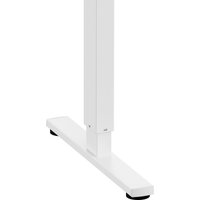 Стол ErgoSmart Electric Desk Light 1200х650х18 мм (дуб темно-коричневый/белый)