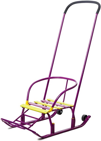 

Санки Galaxy Мишутка-5 (с колесом, фиолетовый)