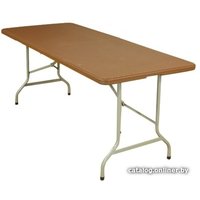Стол Calviano Складной, прямоугольный 183x75 см (коричневый)