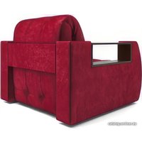 Кресло-кровать Мебель-АРС Барон №3 (бархат, красный Star Velvet 3 Dark Red)