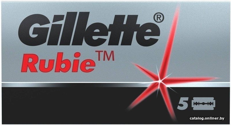 Набор сменных лезвий Gillette Rubie (5 шт)