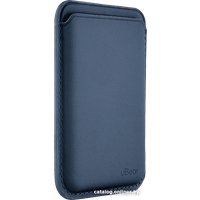 Чехол для телефона uBear Leather Shell для iPhone 12+ (темно-синий)
